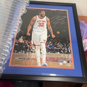Framed Karl Anthony Towns Autographed Poster